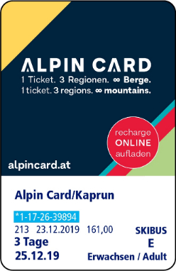Liftticket Kitzsteinhorn Maiskogel
