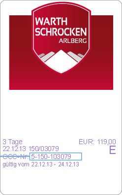Liftticket Warth-Schröcken