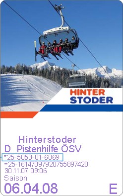 Liftticket Hinterstoder