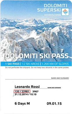 Liftticket Seiser Alm