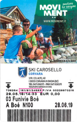 Liftticket Alta Badia - Colfosco
