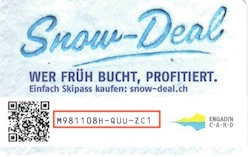 Liftticket Corviglia, St. Moritz