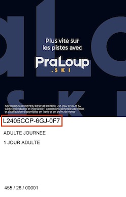 Liftticket Pra Loup