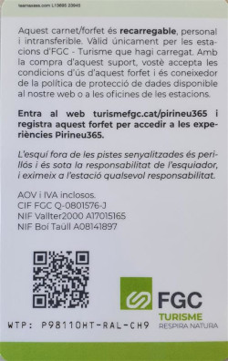 Liftticket Vall de Núria